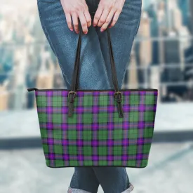 Armstrong Modern Tartan Leather Tote Bag