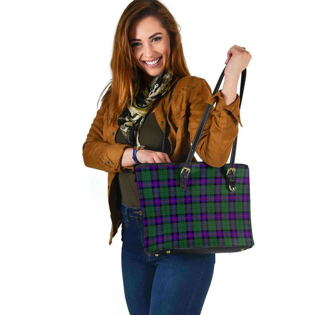 Armstrong Modern Tartan Leather Tote Bag