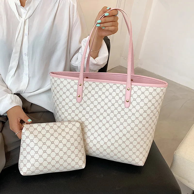 Back To College Deanwangkt Luxury Designer High Capacity Tote Handbags For Office Women Trends Designer Striped Shopper Shoulder Shopping Bag