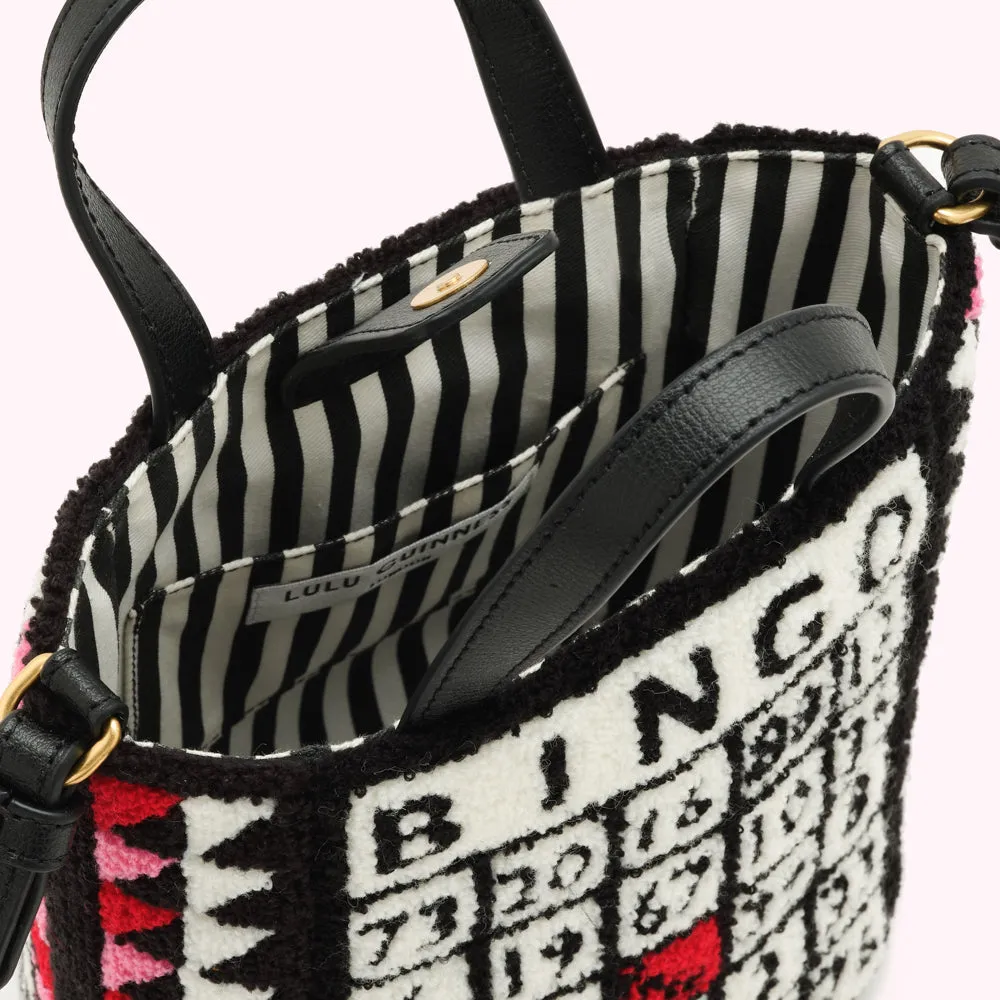 BLACK MINI BINGO BIBI TOTE