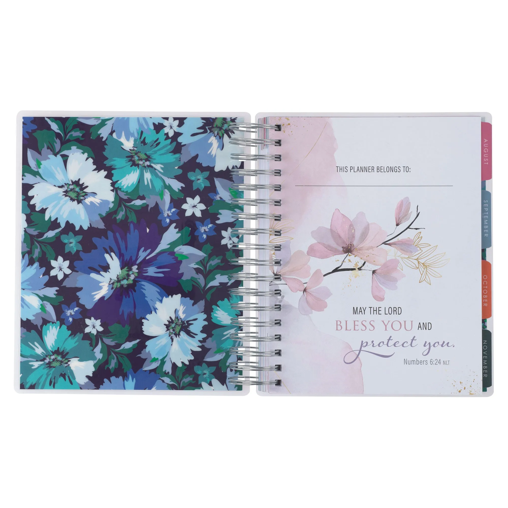 Book Planner Spiral Bound 18 Month 2025 Strength & Dignity Apl060