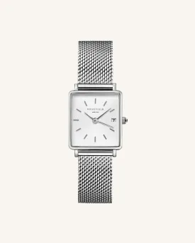 Boxy XS Silver Mesh
