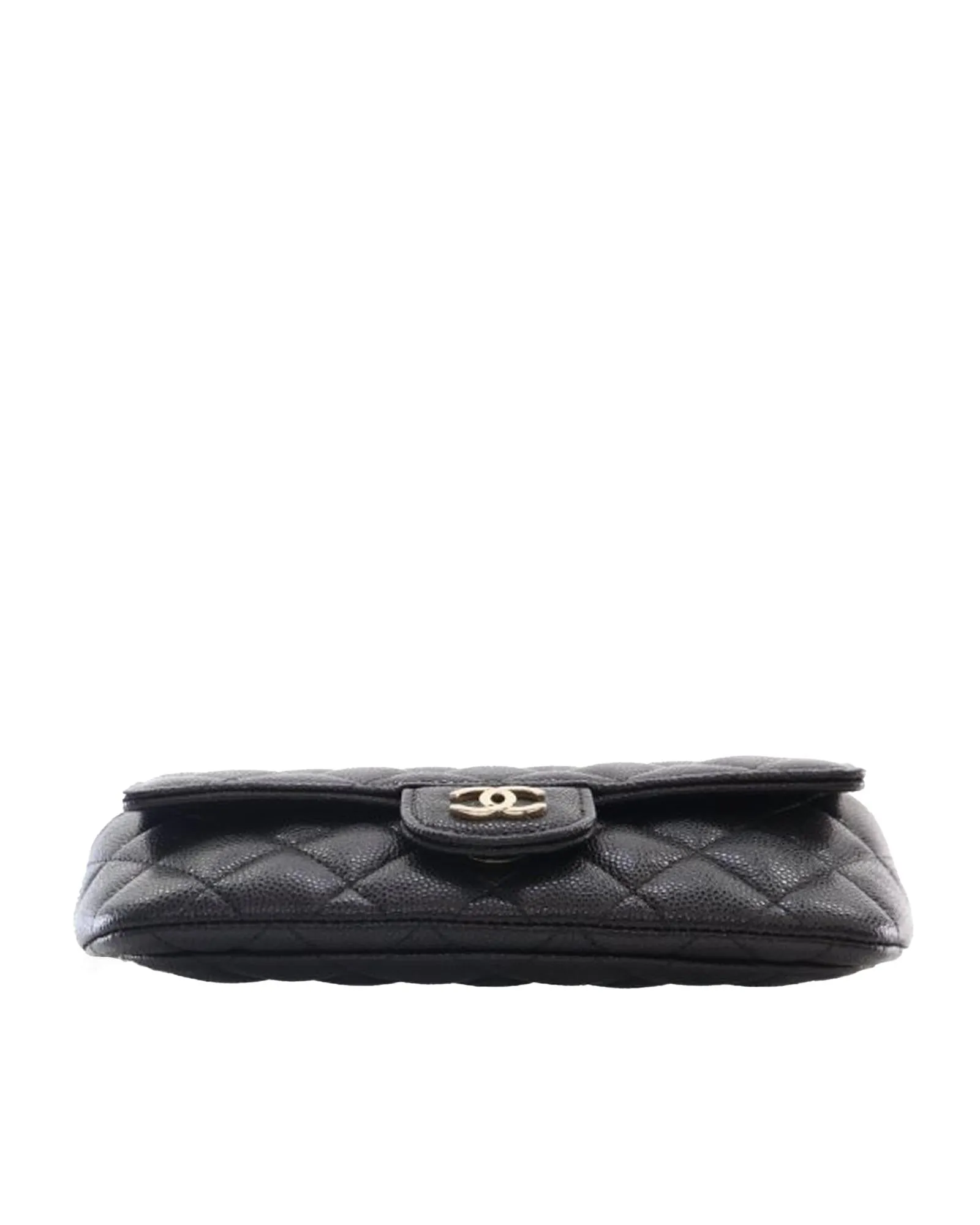 Chanel 19 Flap Bag Black Caviar Leather Crossbody