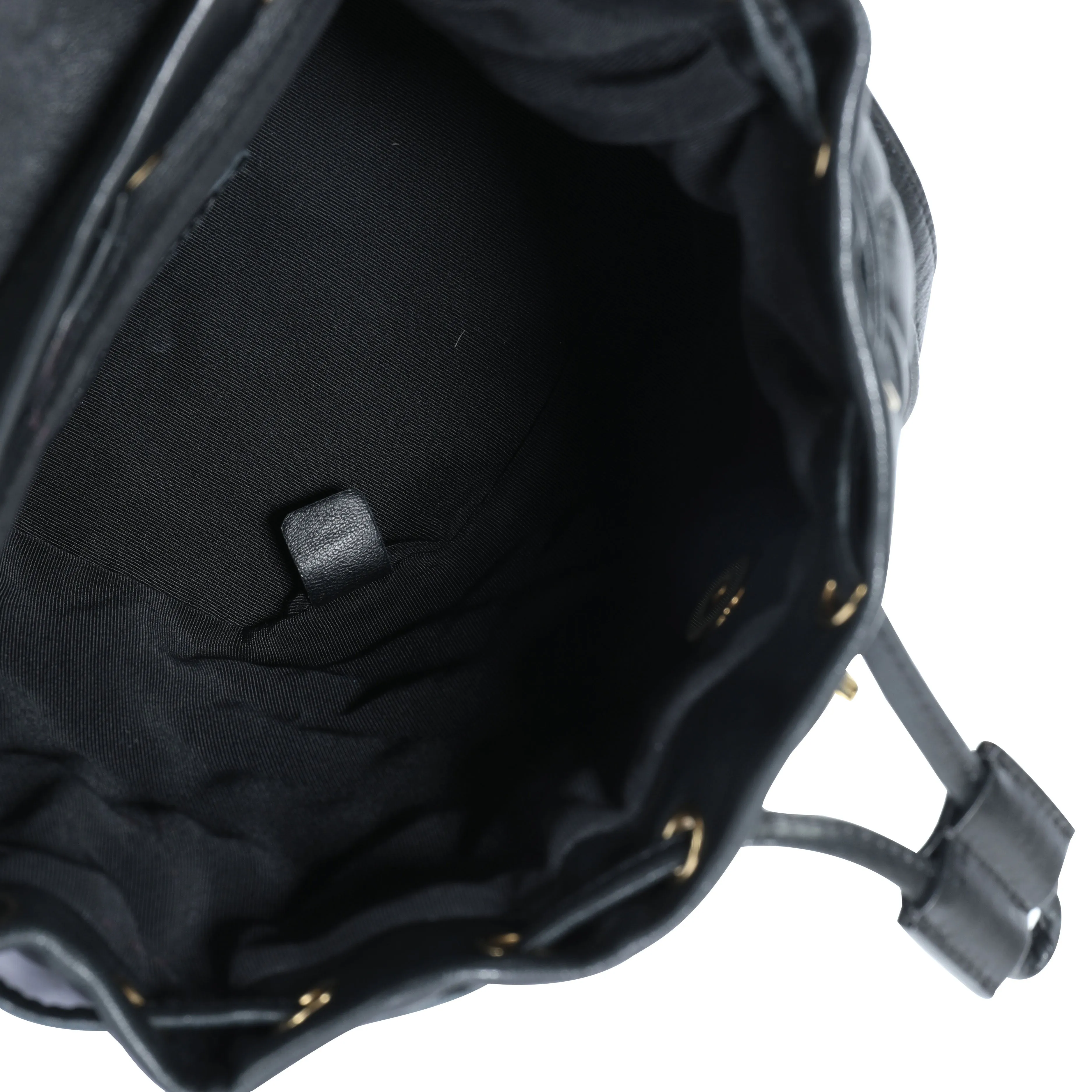 Chanel Black Lambskin Quilted Mini Urban Spirit Backpack