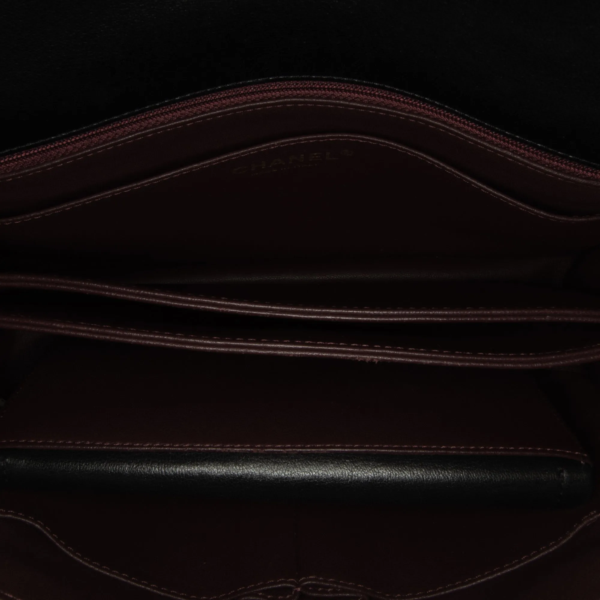 Chanel CC Single Flap Black Diagonal Quilted Calfskin Gold