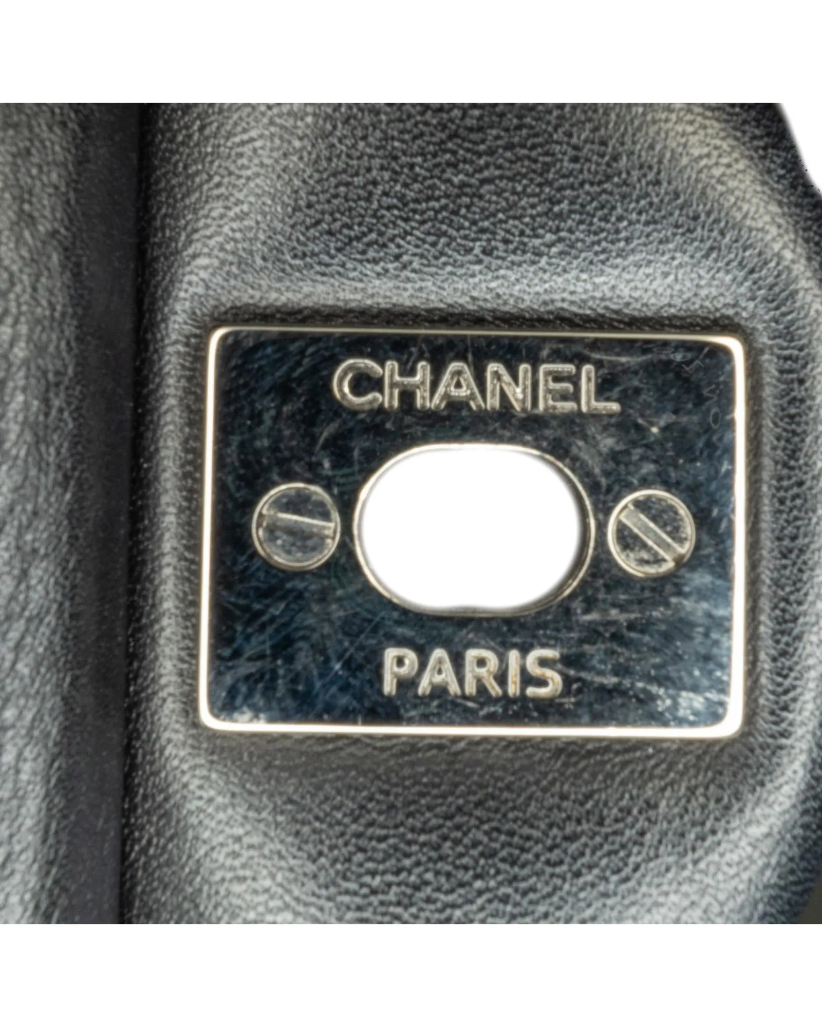 Chanel Classic Double Flap Black Patent Leather Shoulder Bag