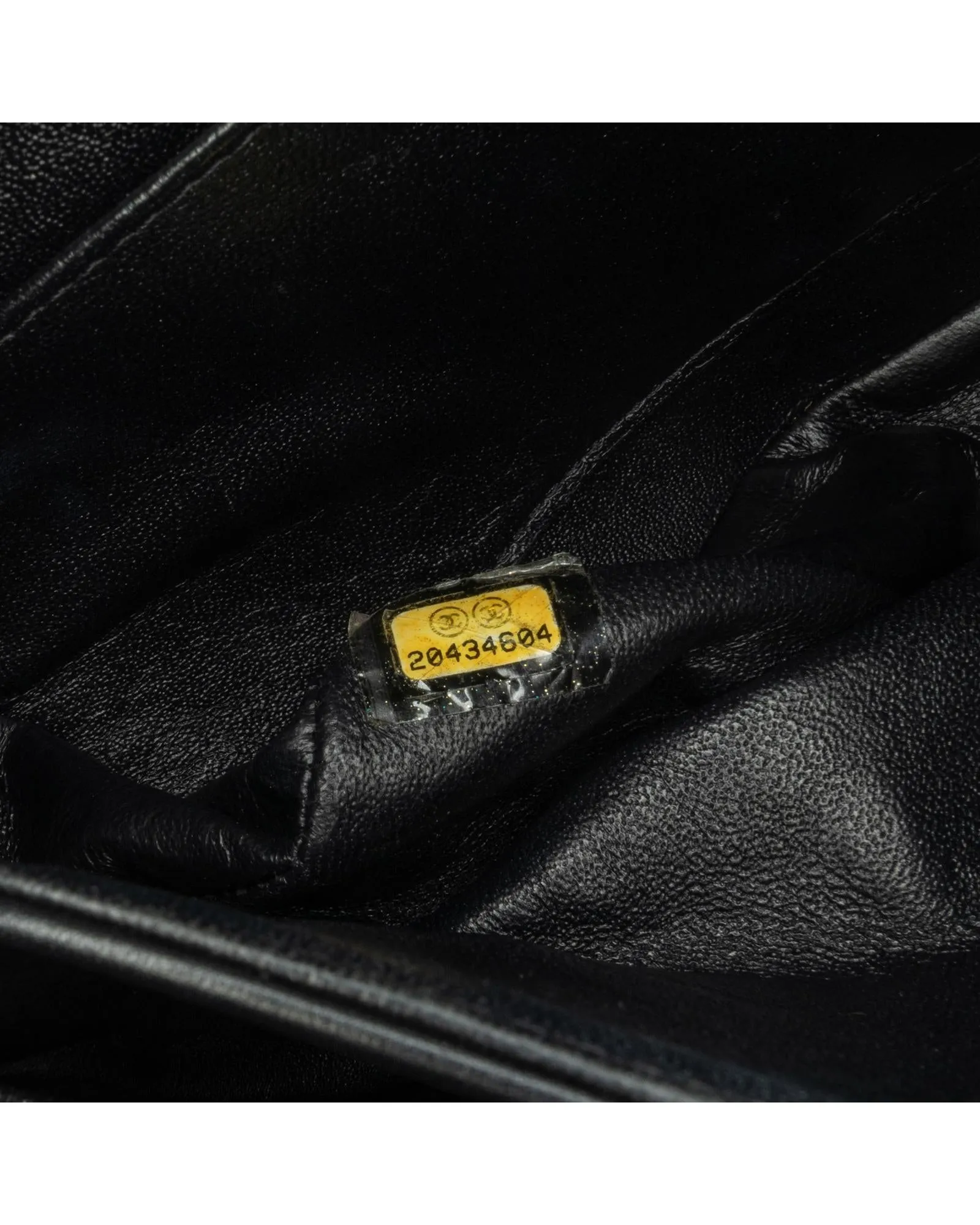 Chanel Classic Double Flap Black Patent Leather Shoulder Bag