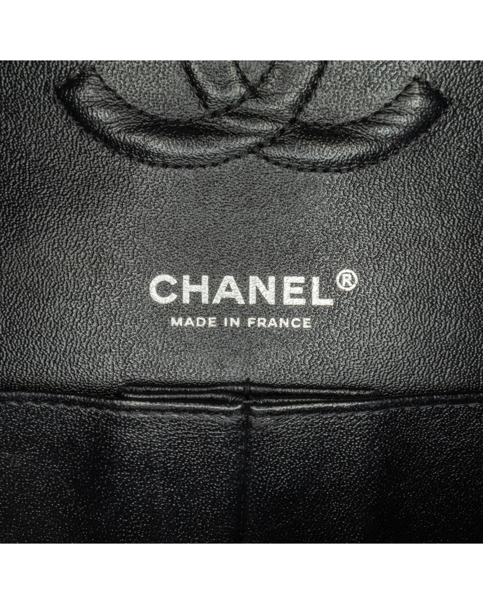Chanel Classic Double Flap Black Patent Leather Shoulder Bag