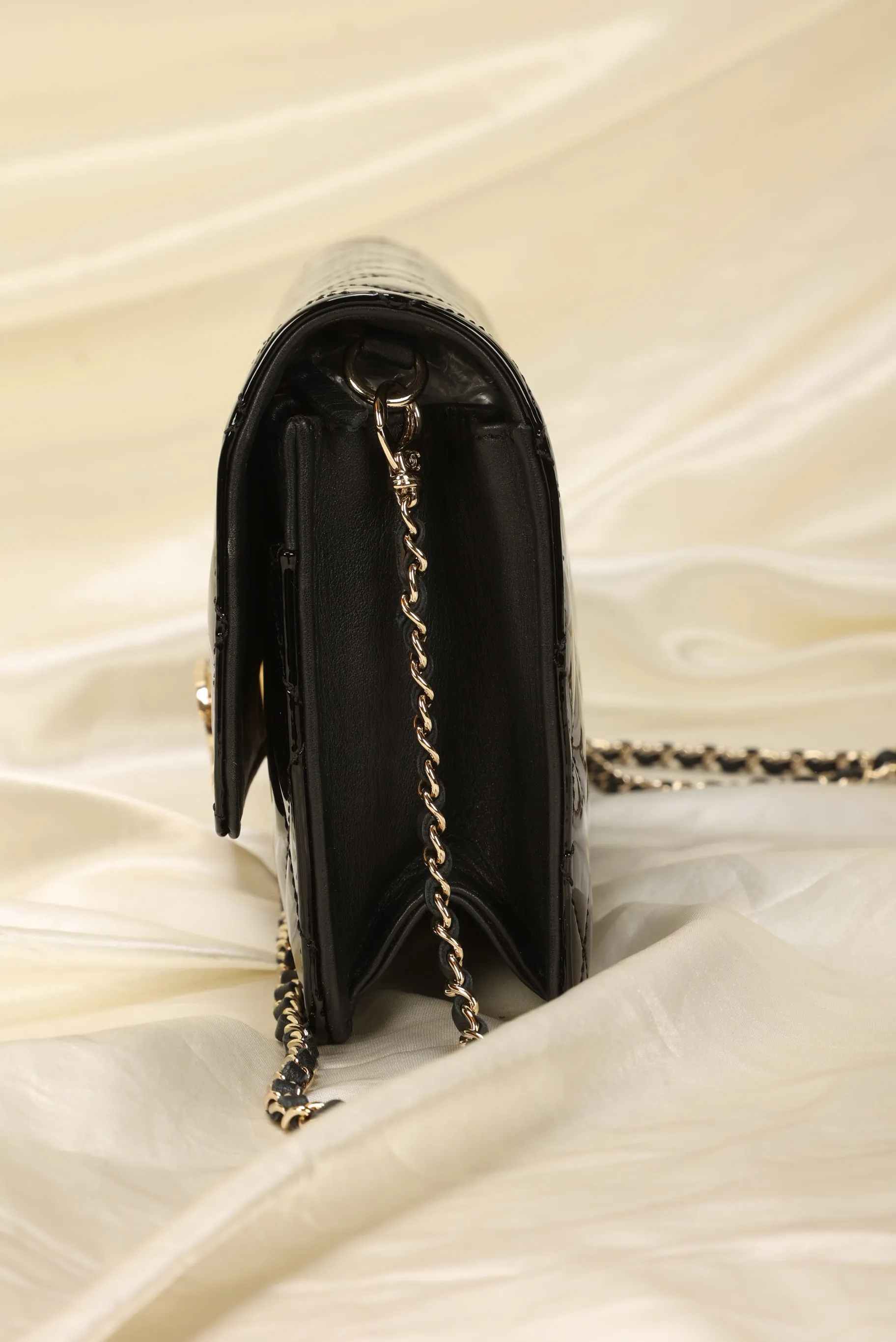 CL Patent CC Chain Bag