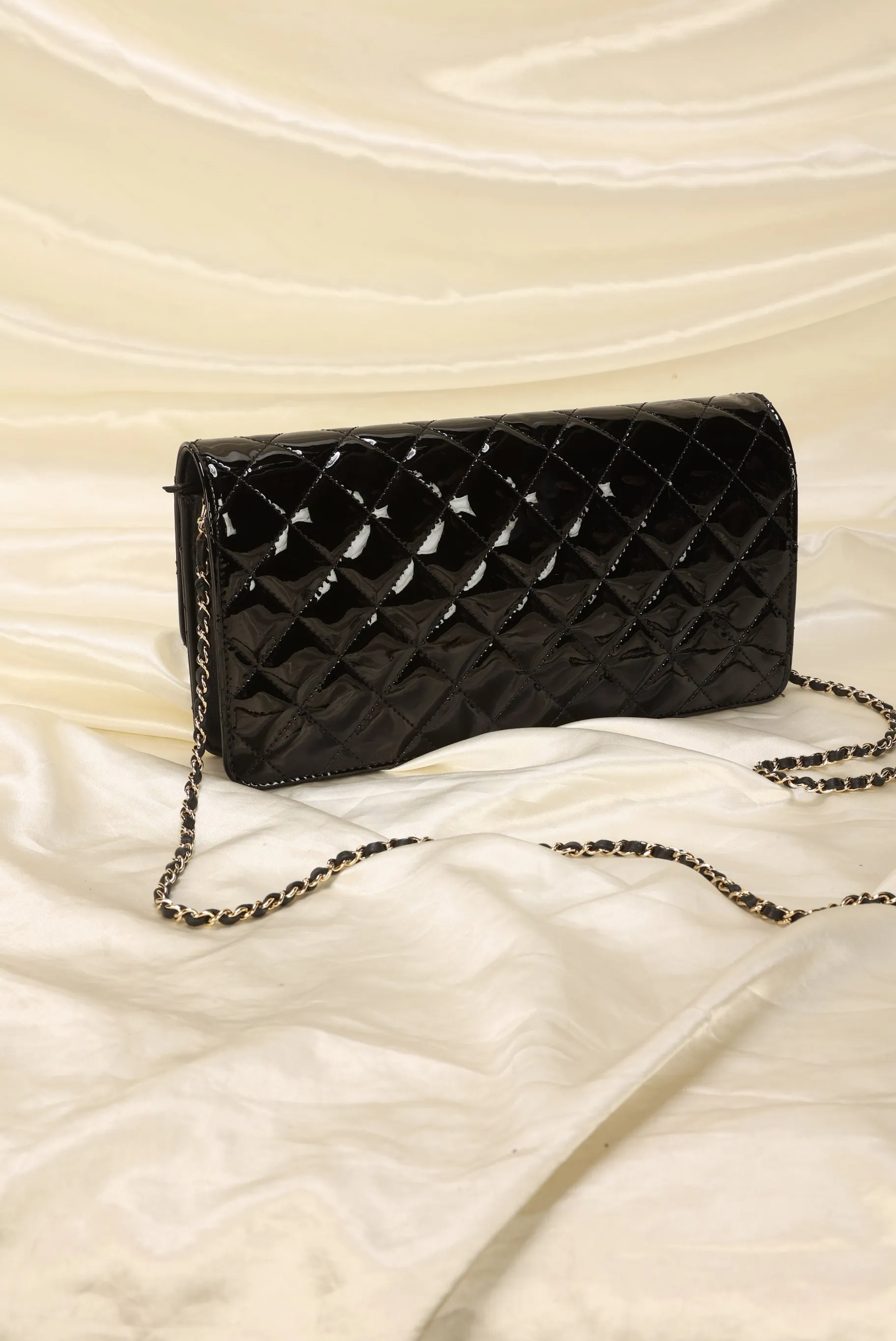 CL Patent CC Chain Bag
