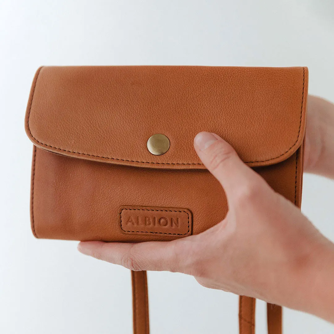 Convertible Clutch, Tan