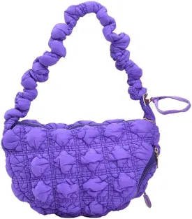 Cute Handbag Purse for Women, Chic Sling Purse Shoulder Handbags Puffer Bags for Women Ladies Casual Aesthetic Kawaii