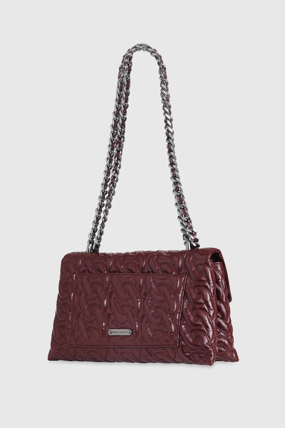 Double Gusset Crossbody With Chain Quilt