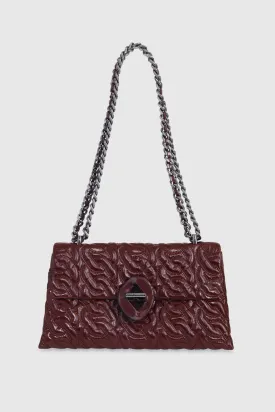 Double Gusset Crossbody With Chain Quilt