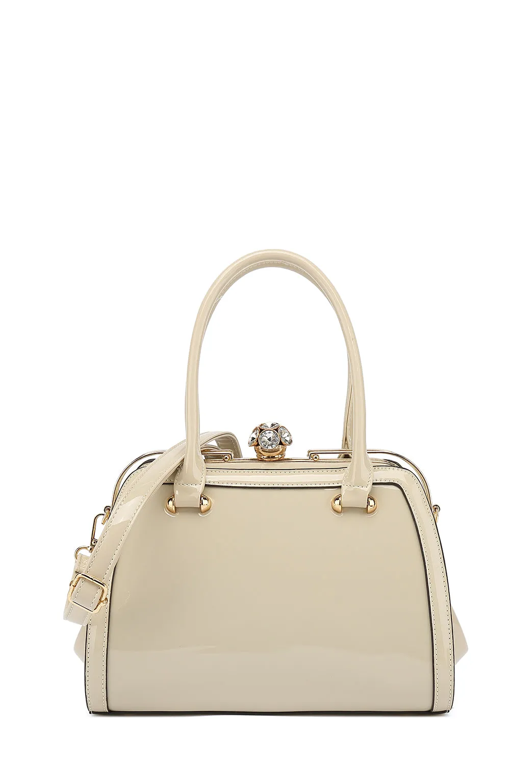 Frame Satchel Patent Leather 90178