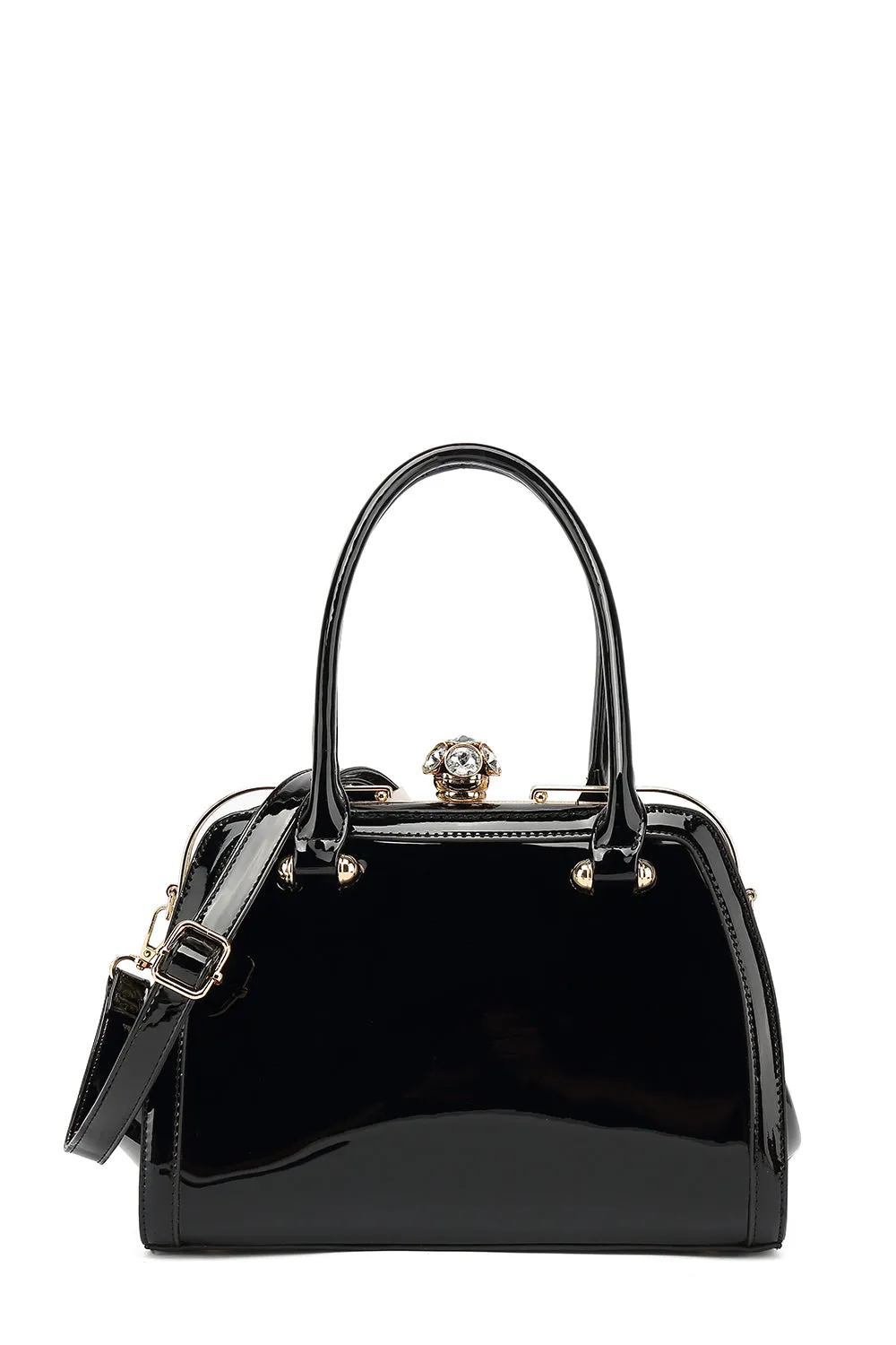 Frame Satchel Patent Leather 90178
