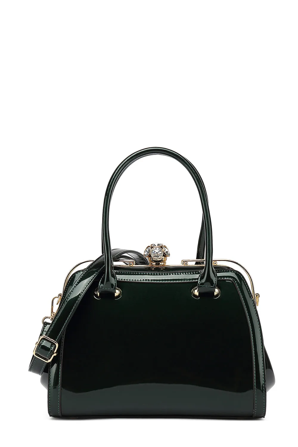 Frame Satchel Patent Leather 90178