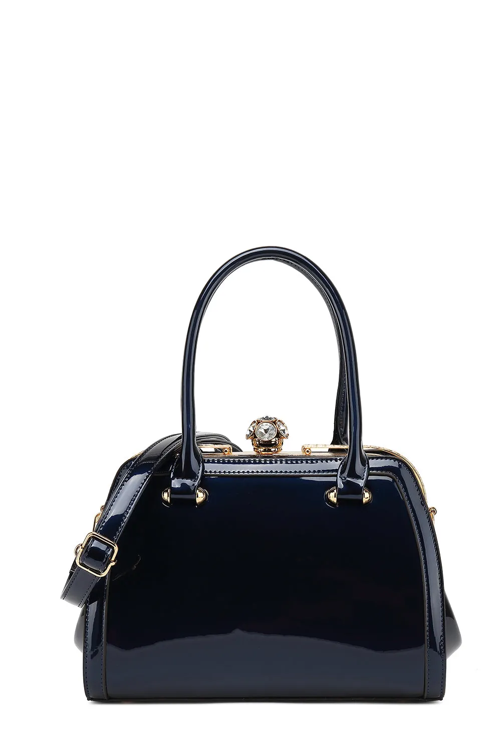 Frame Satchel Patent Leather 90178