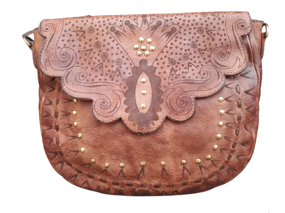 Glow Scallop Bag in Oak