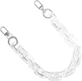 HAWILLOSCH Minimalist Acrylic Purse Chain Chain Link Bag Straps Handbag Chain Replacement Random
