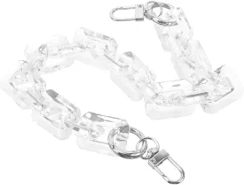 HOODANCOS Vibrant Chain Link Pendant Neon Purse Strap Acrylic Chain Bag Straps Random Color