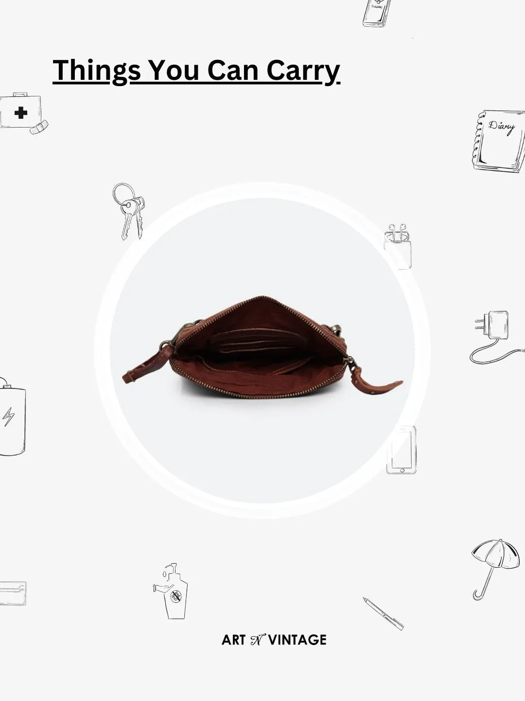 Ilana: Cognac Mini Crossbody Bag With Mini Square Weave
