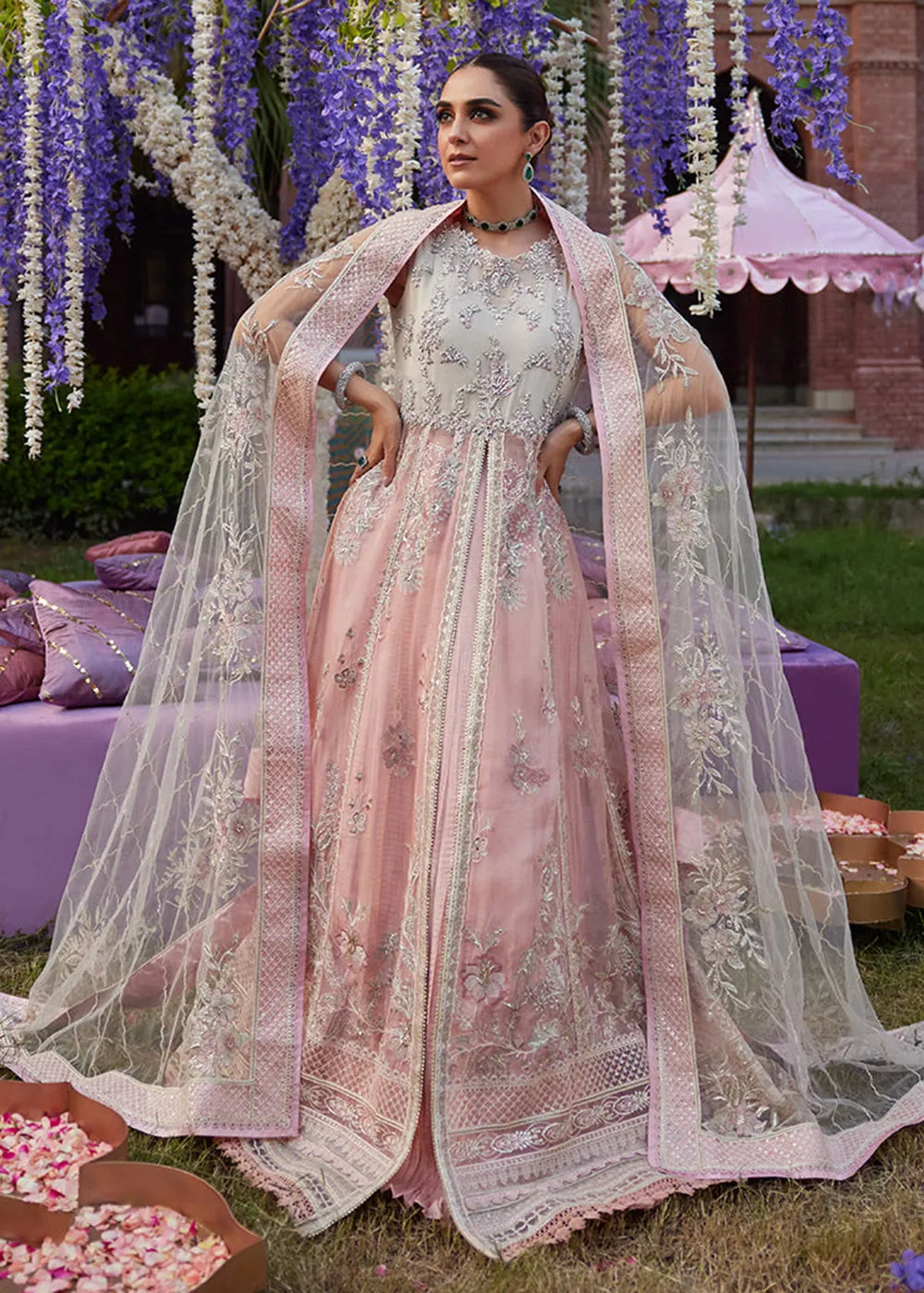 Izhar Unstitched Luxury Chiffon Collection by Mushq | MISHAAL