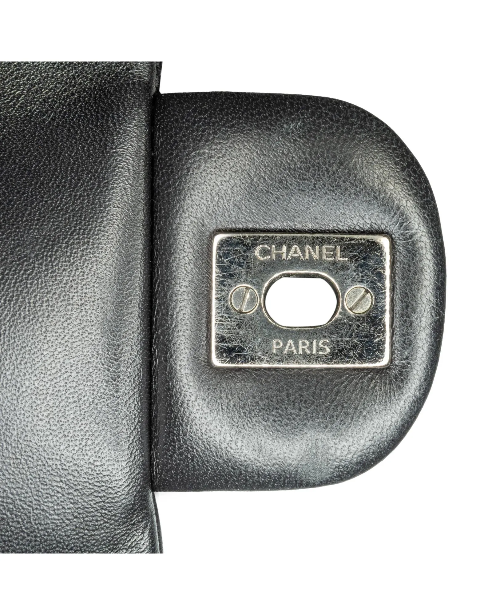 Jumbo Patent Classic Twist Flap Bag with Quilted Leather and Chain Straps
