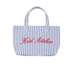 KA STRIPED TOTE - BLUE