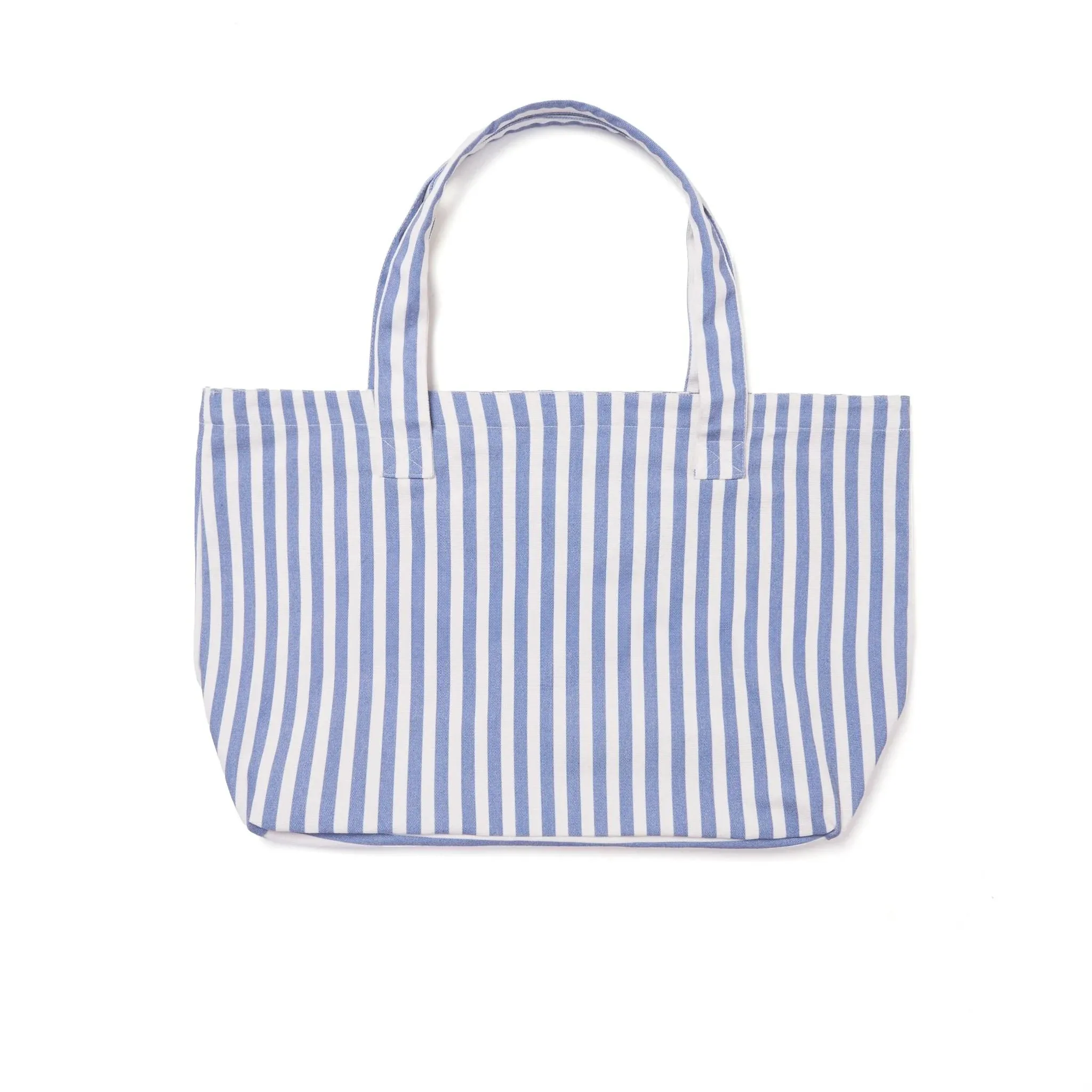 KA STRIPED TOTE - BLUE