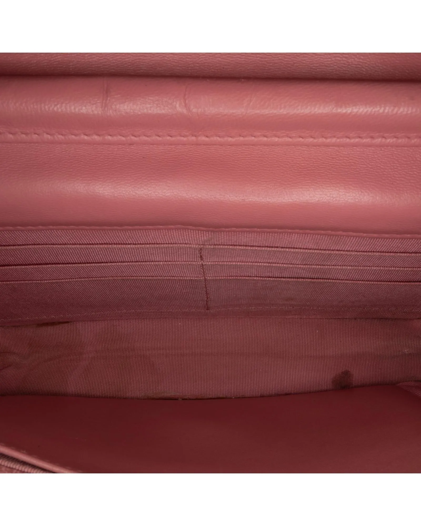 Lambskin Quilted Wallet on Chain