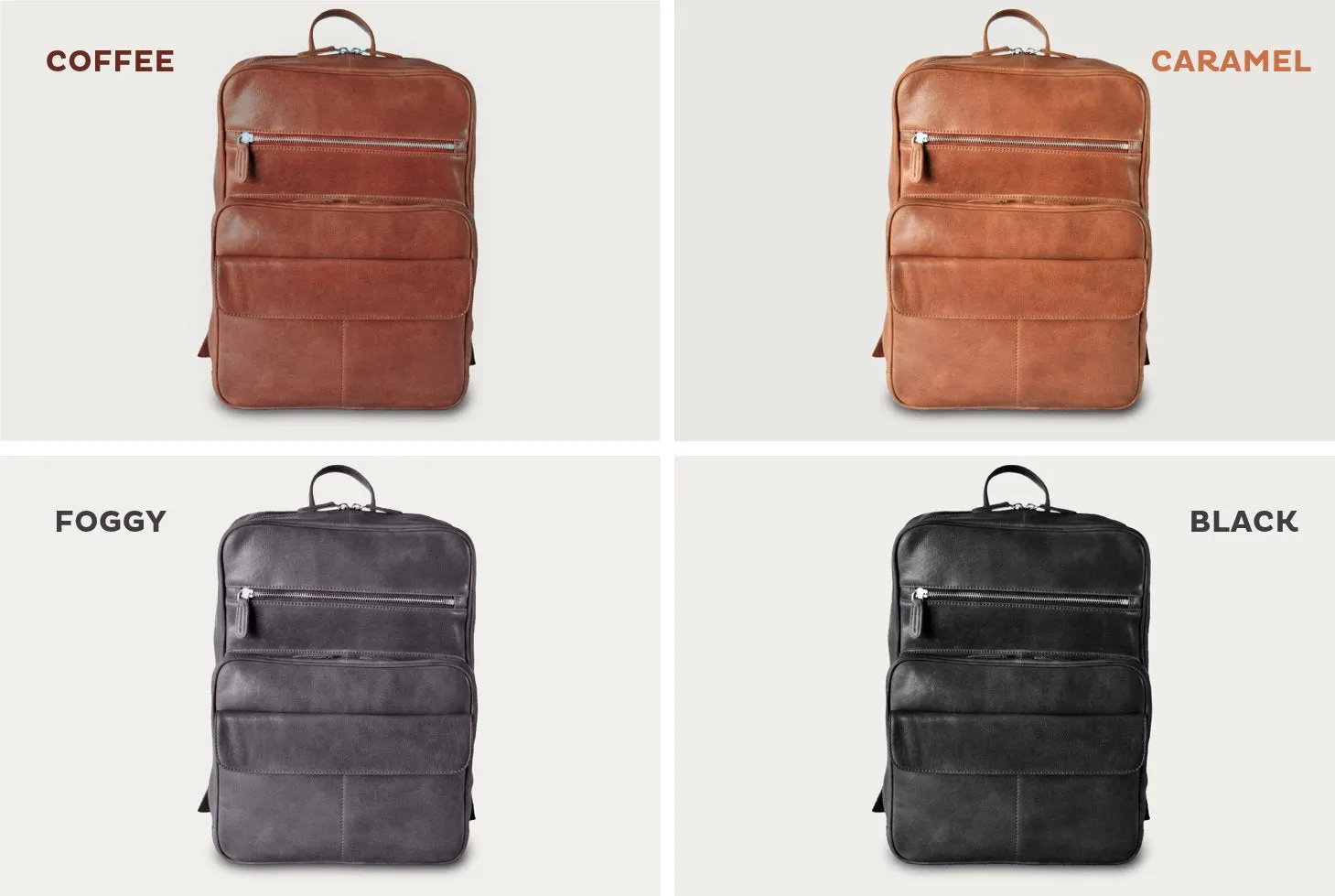 Laptop Backpack - Coffee