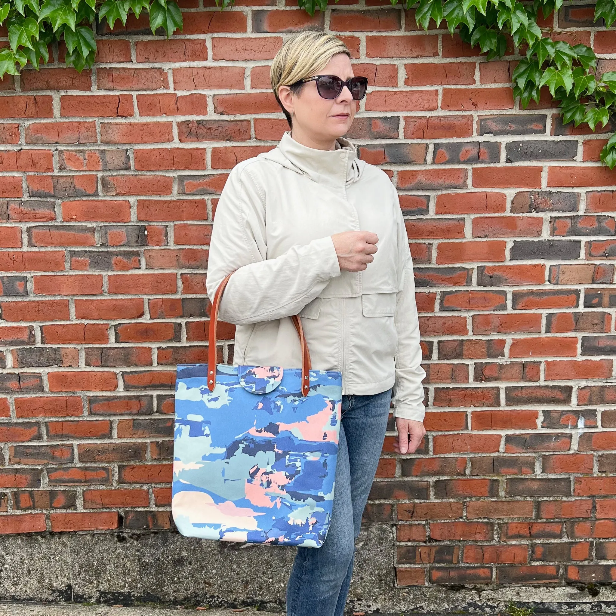 Lincoln Tote Bag Complete Kit - Abstract Cloud