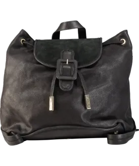 LK Bennet Black Leather & Nubuck Backpack