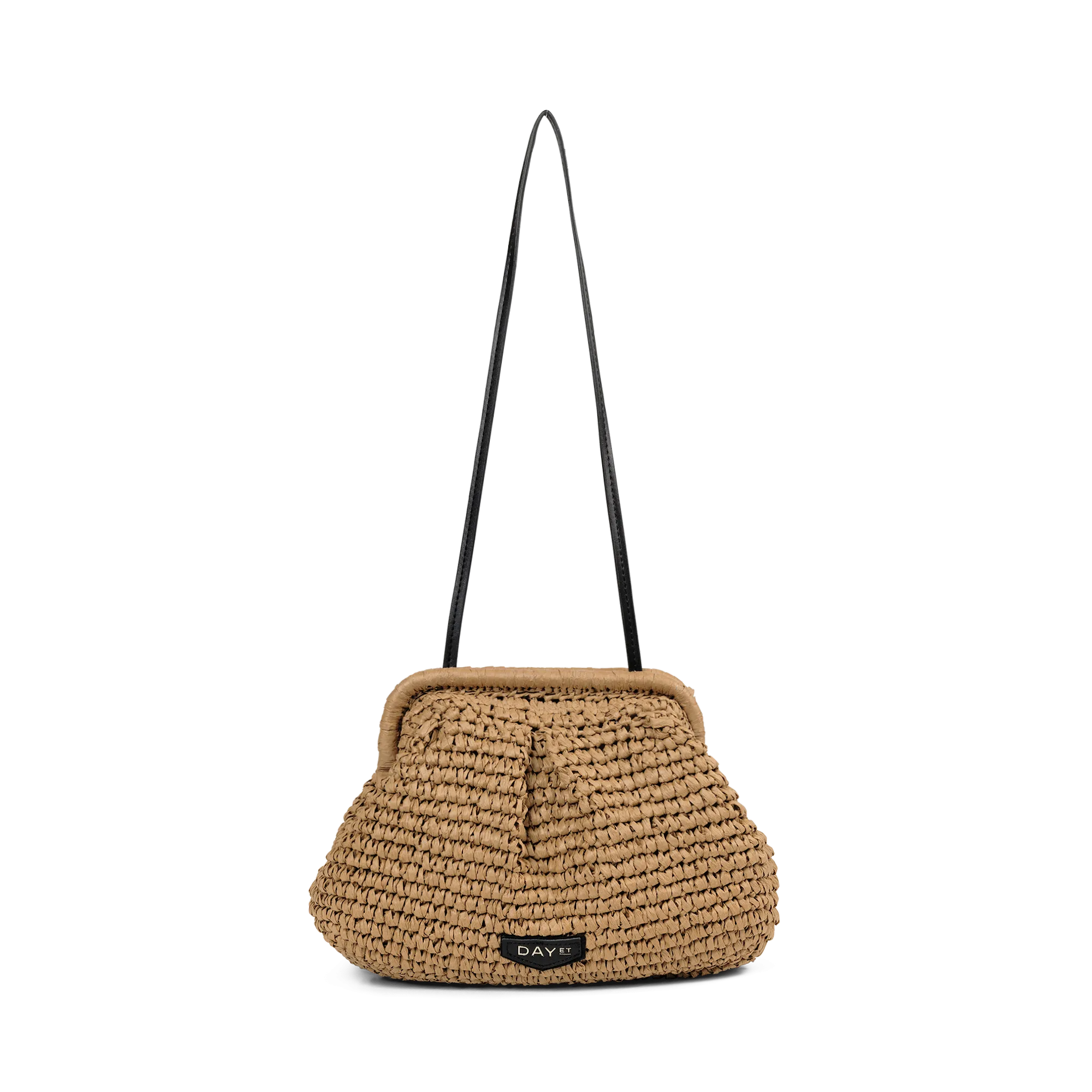Medium Straw Clutch Handbag
