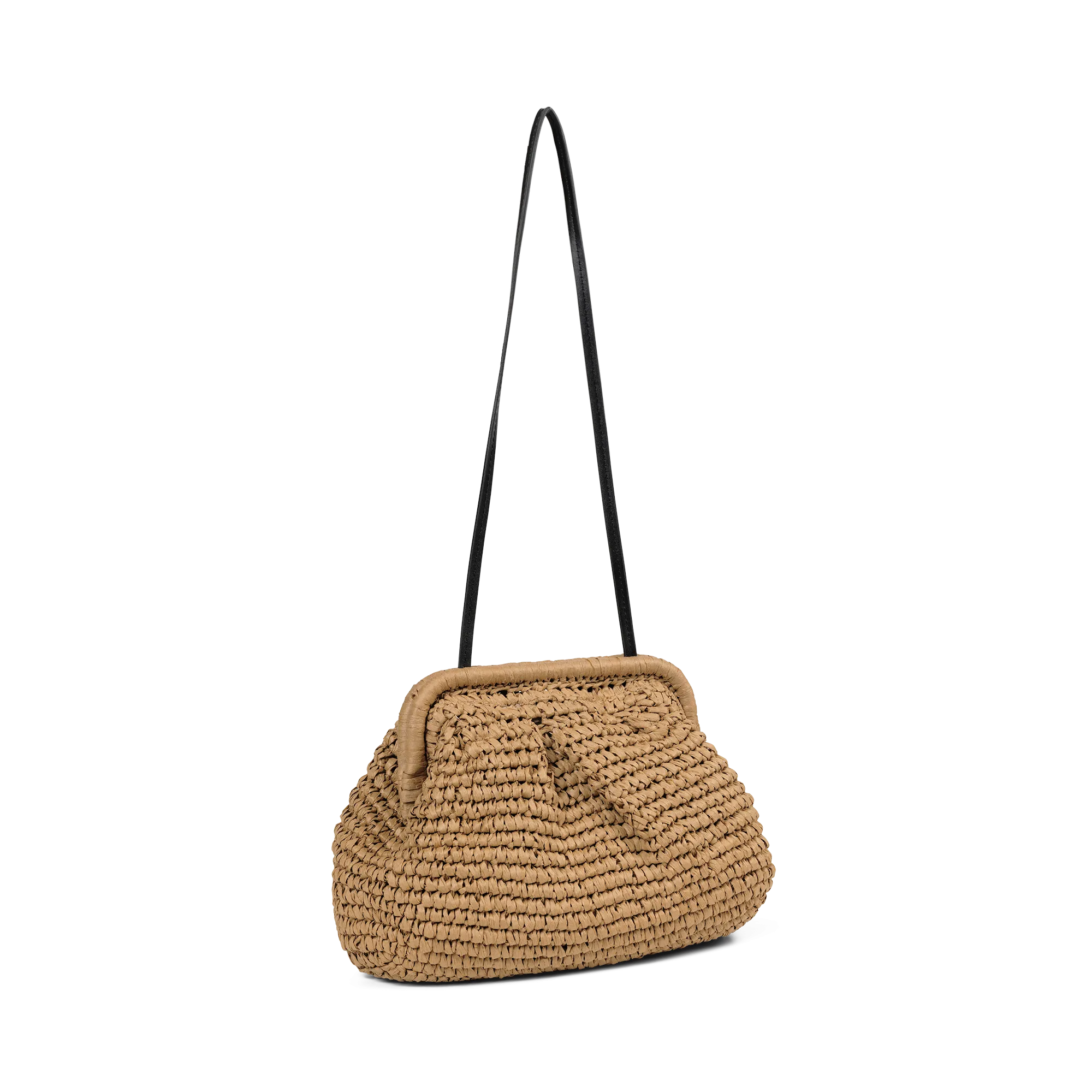 Medium Straw Clutch Handbag