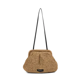 Medium Straw Clutch Handbag
