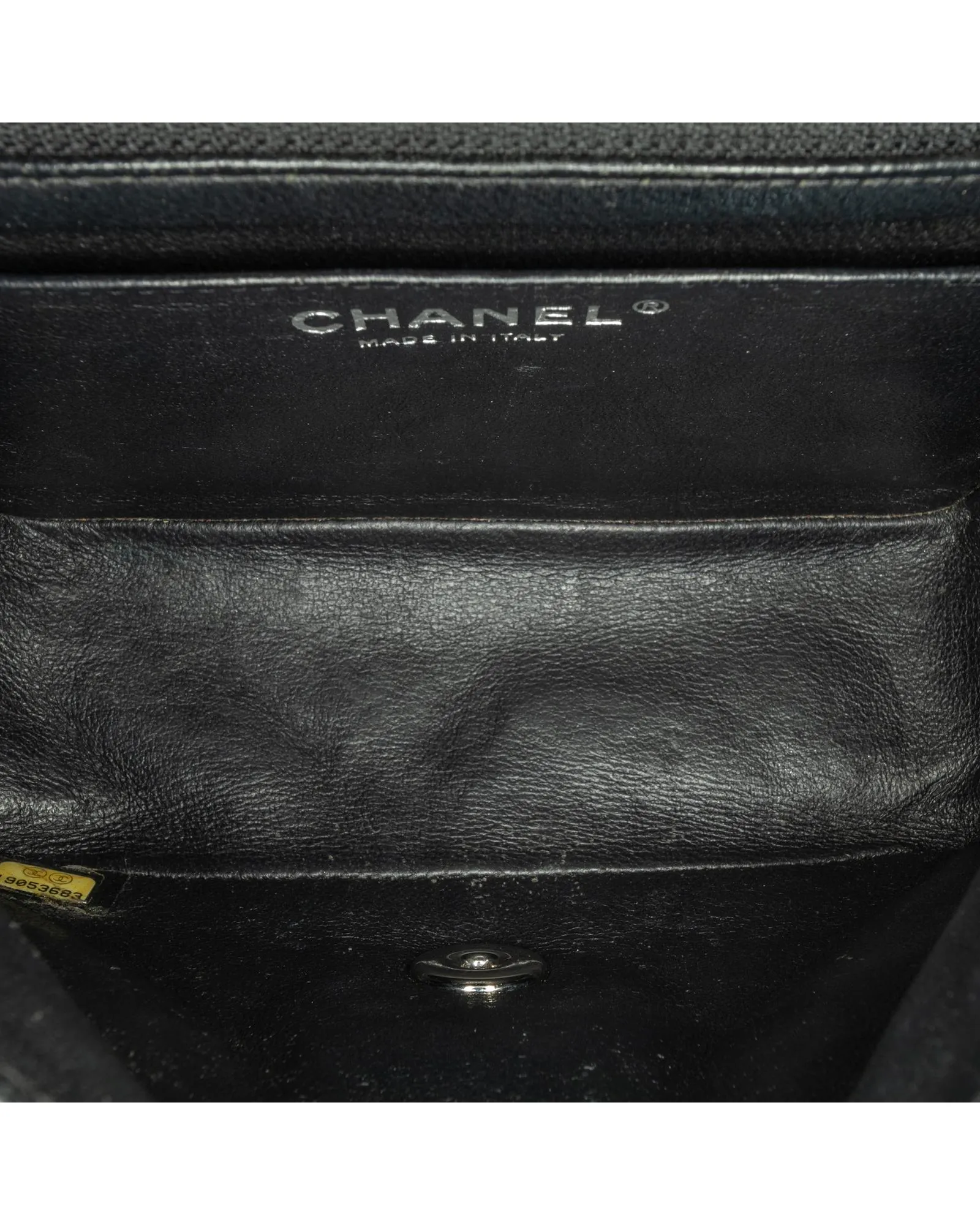 Mini Square Classic Patent Single Flap Bag with Quilted Leather and Twist Lock Closure