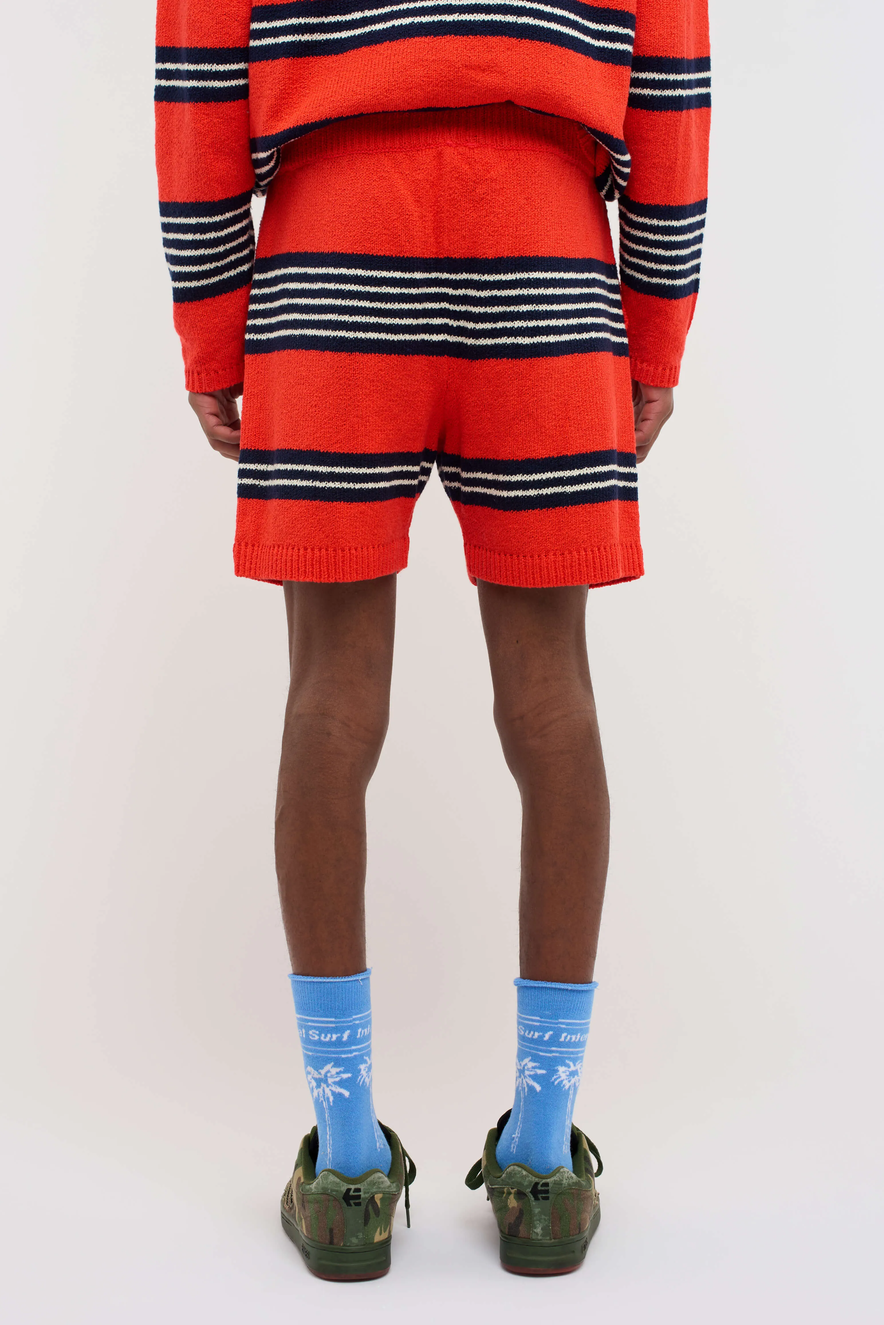 Nora Rollie Stripe Boxy Short