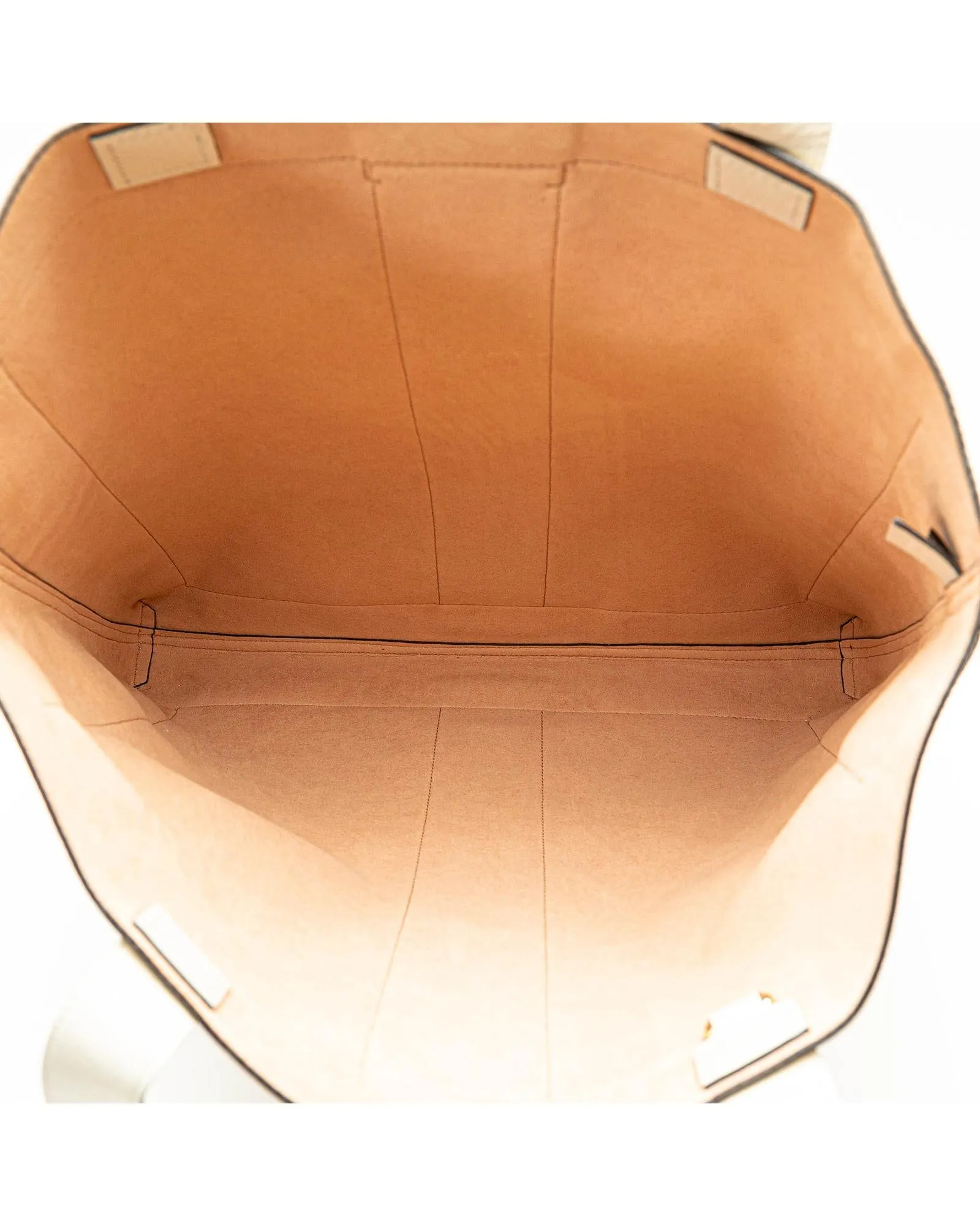 Ophidia Tote Bag with Leather Trim and Flat Handles