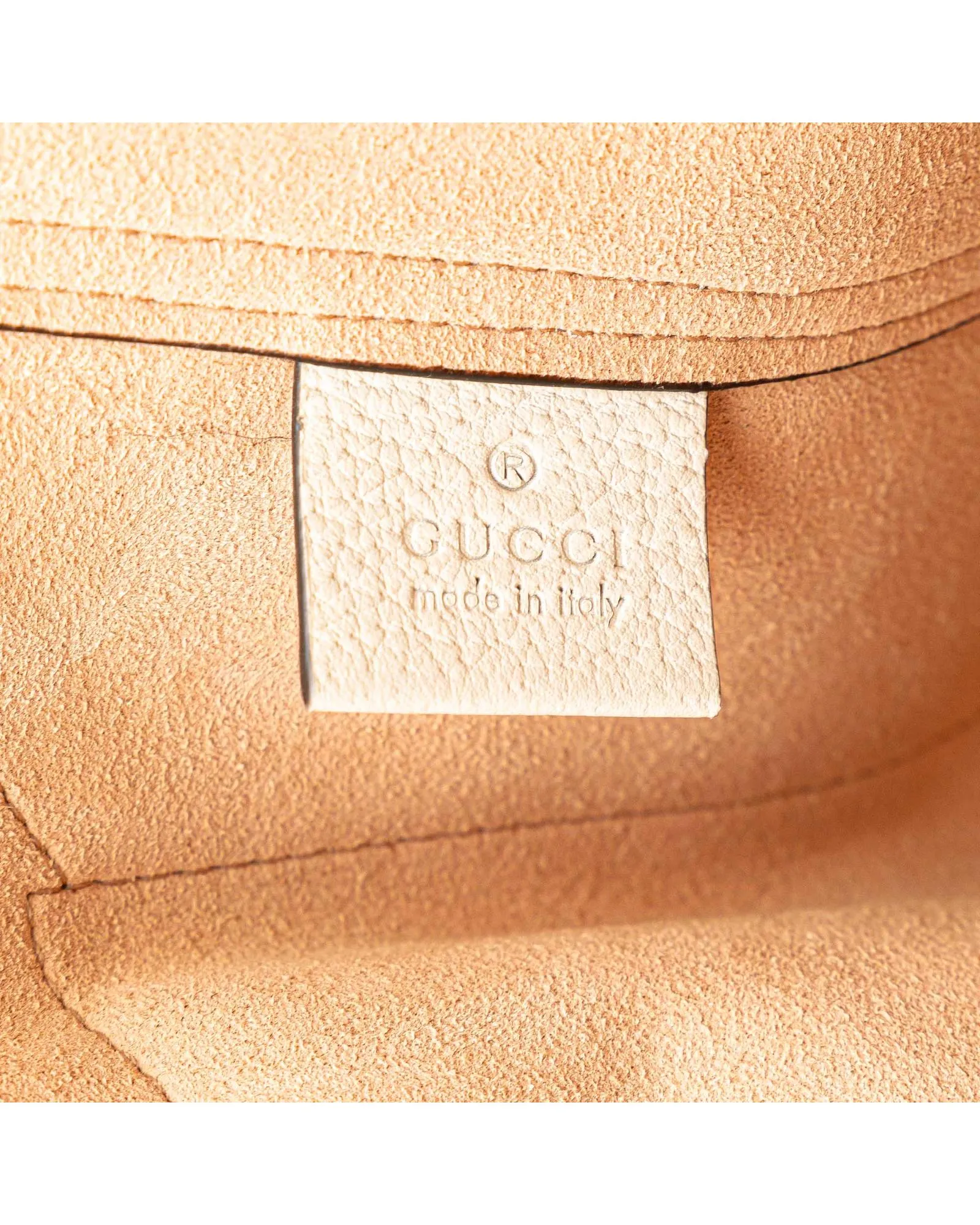 Ophidia Tote Bag with Leather Trim and Flat Handles