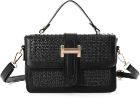 Oweisong Summer Purse for Women 2025 Woven Vacation Handbags Straw Crossbody Bag for Spring Beach
