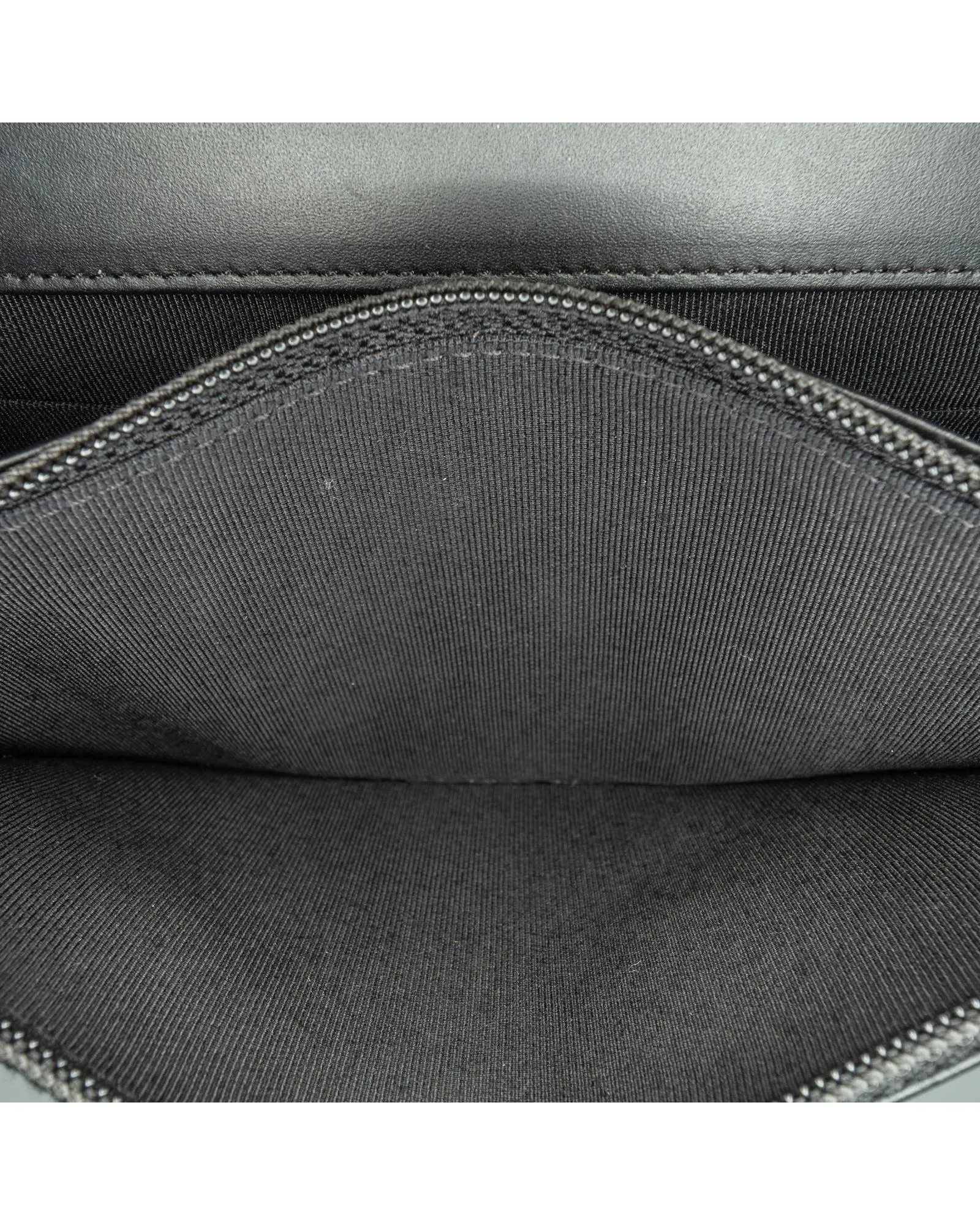 Patent Leather Quilted Wallet on Chain with Twist Lock Closure