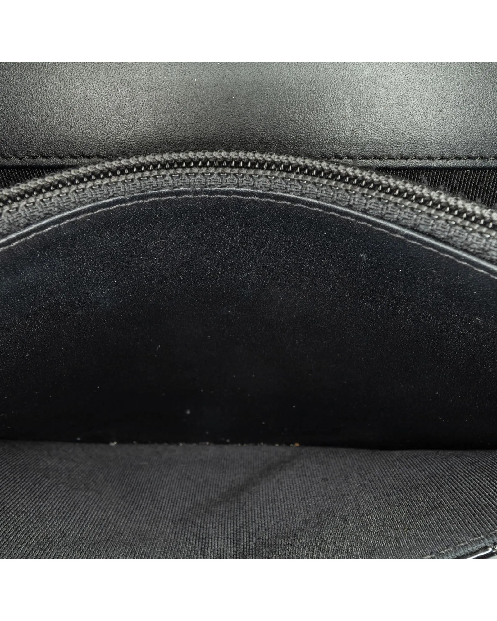 Patent Leather Quilted Wallet on Chain with Twist Lock Closure