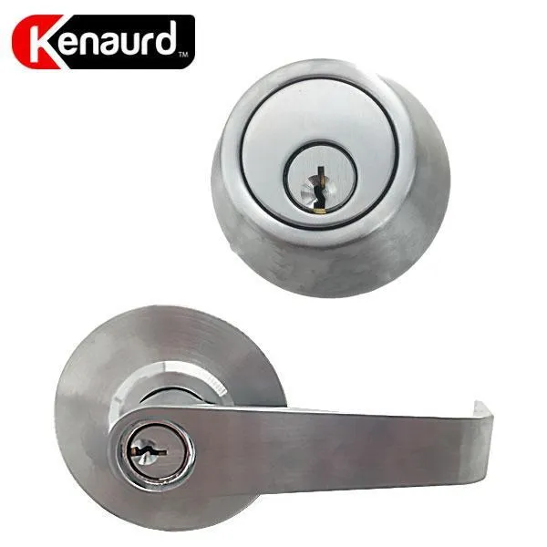 Premium Interconnected Lock – Deadbolt & Lever – Entrance – SC- 26D – 3" Rose -  Grade 2