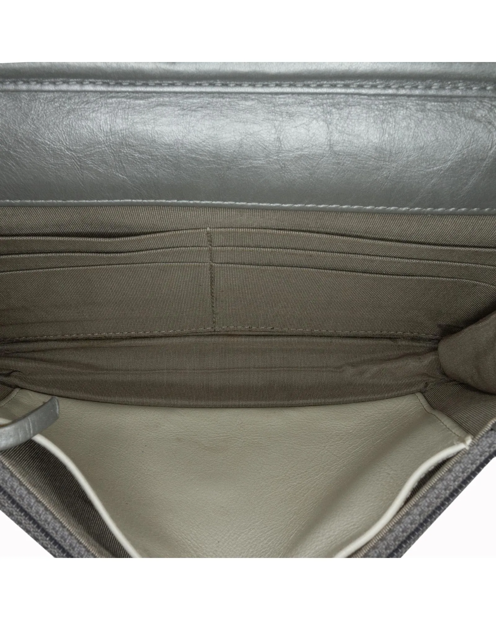 Quilted Calfskin Wallet On Chain with Shoulder Strap