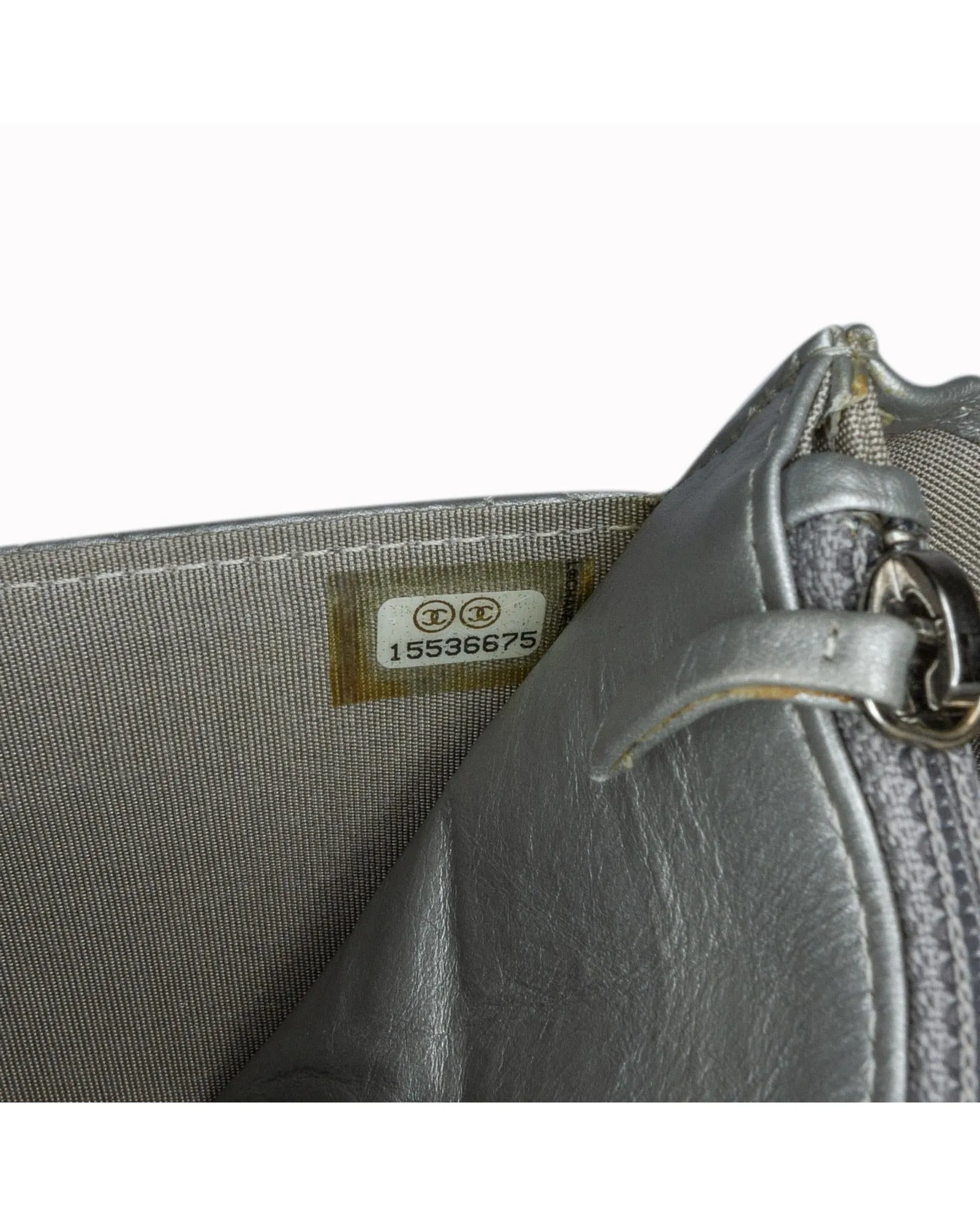 Quilted Calfskin Wallet On Chain with Shoulder Strap