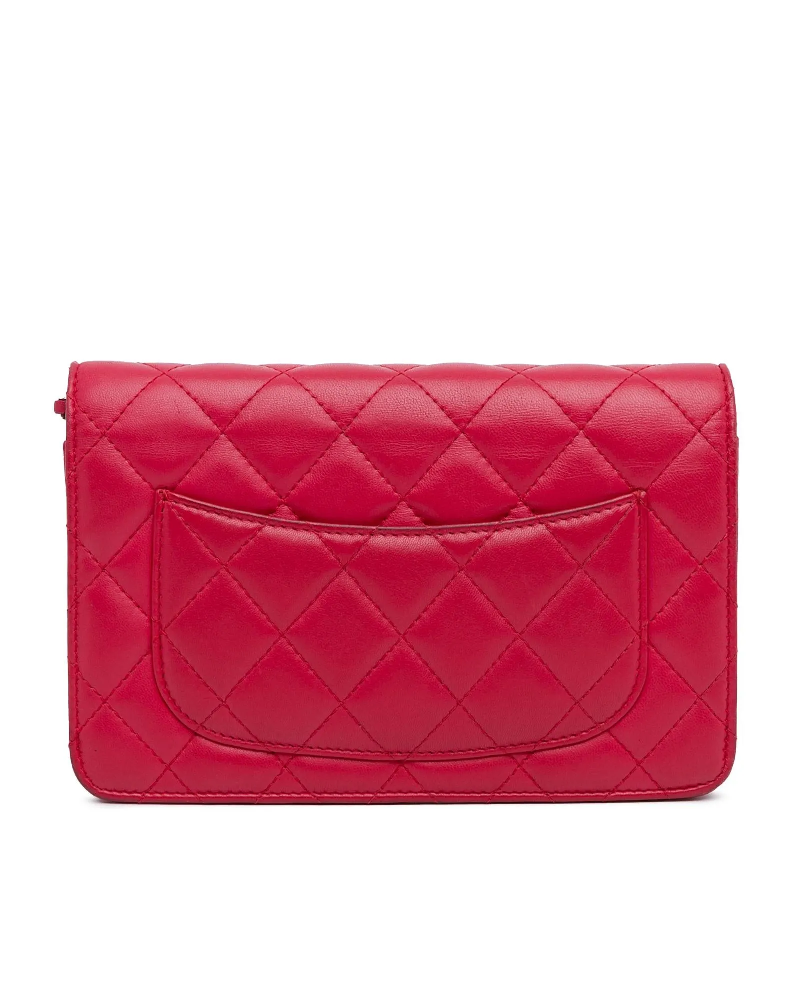 Quilted Lambskin Wallet on Chain