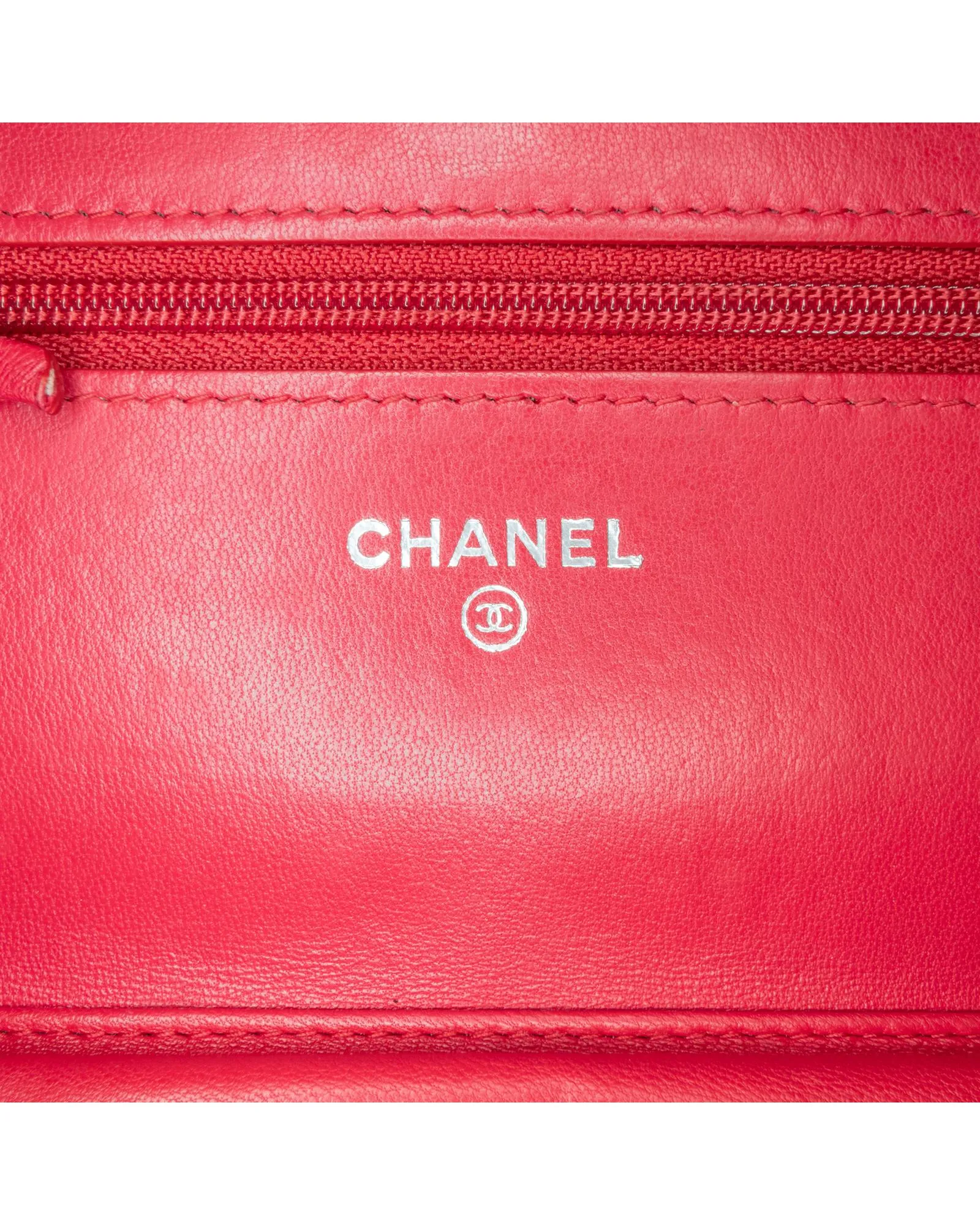 Quilted Lambskin Wallet on Chain