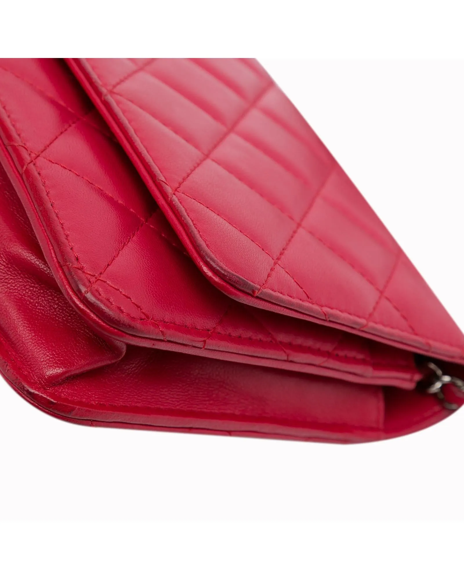 Quilted Lambskin Wallet on Chain